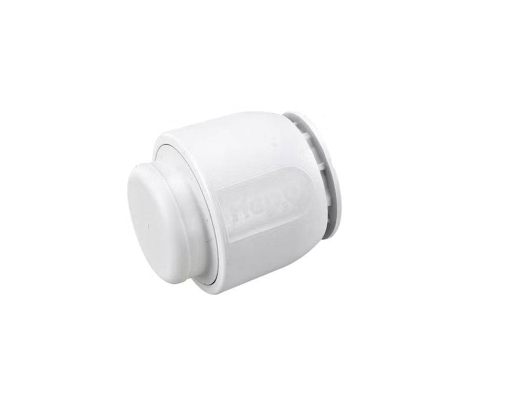 Hep2O demountable stopend 22mm white