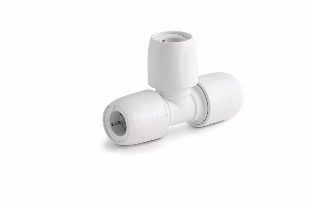 Hep2O equal tee 15mm white