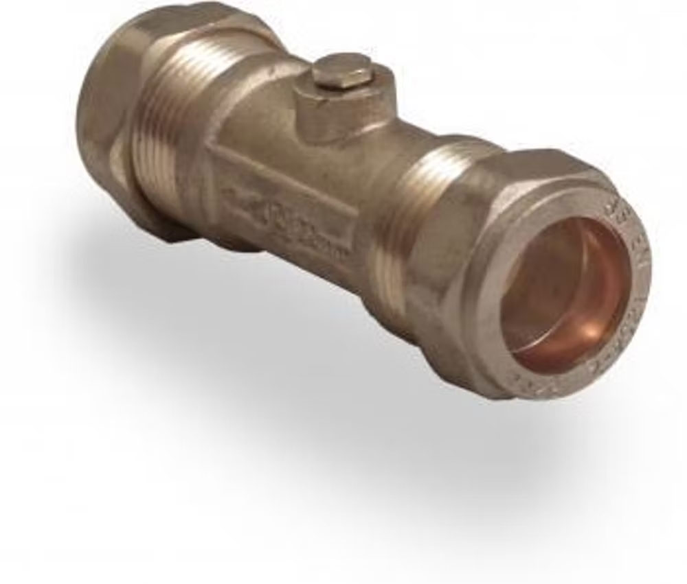 22mm CU Brass Double Check Valve