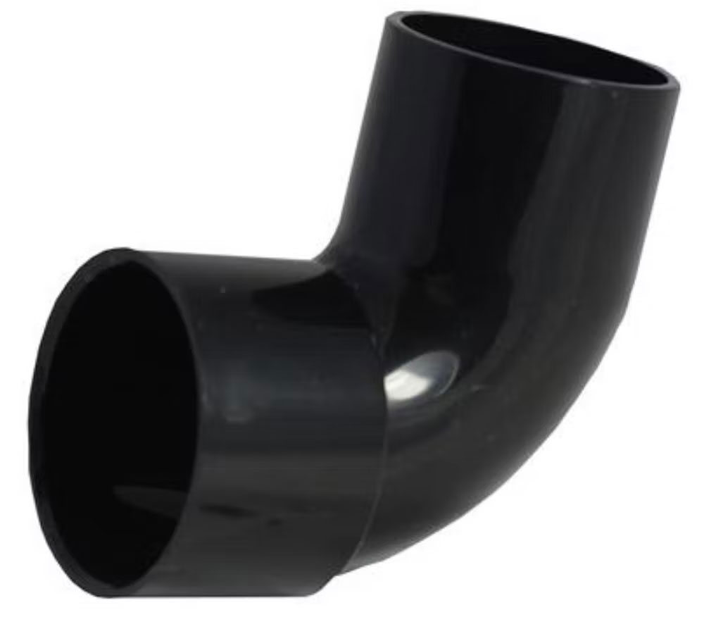 WASTE SOLVENT WELD 32mm 90 DEGREE CONVERSION BEND BLACK