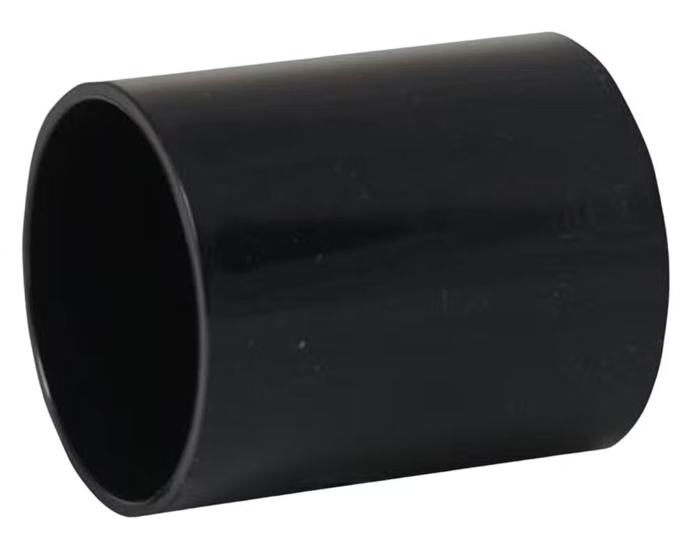 WASTE SOLVENT WELD 32mm COUPLING BLACK