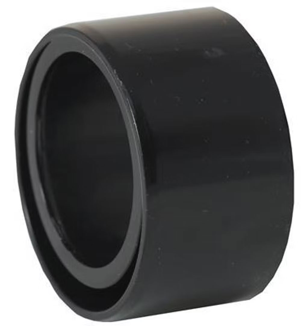 WASTE SOLVENT WELD 50MM X 40MM REDUCER BLACK