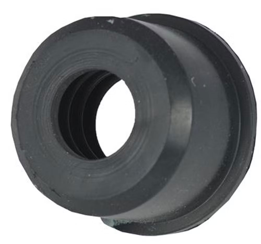 Overflow Adaptor Rubber Black 40mm