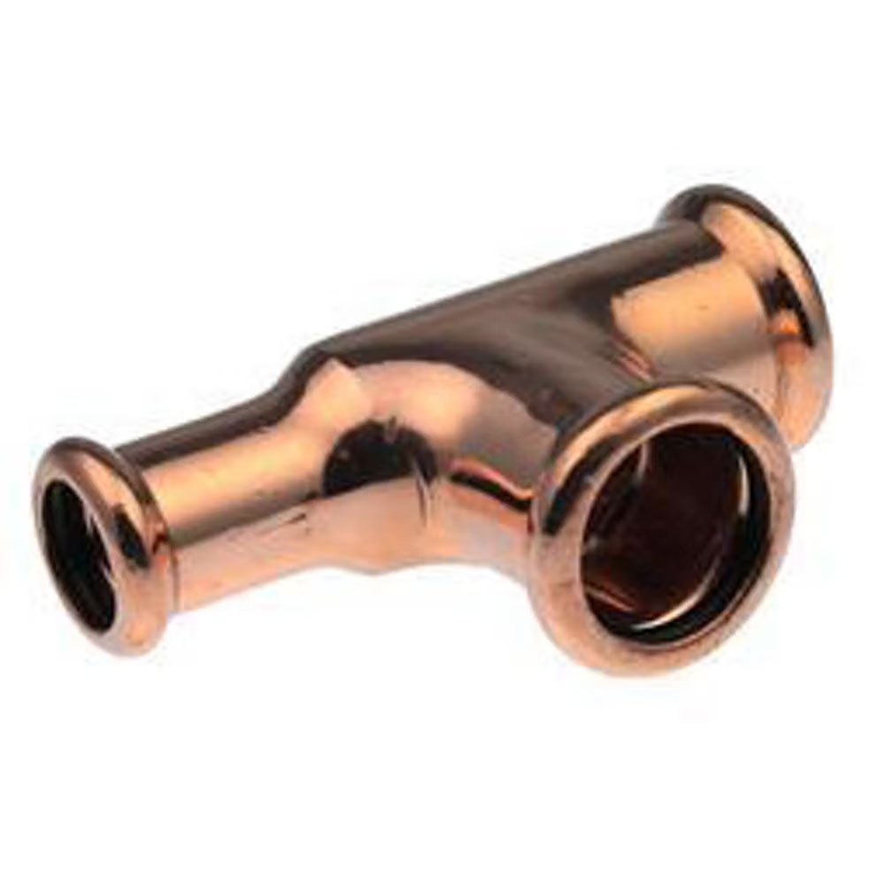 38510 Pegler Xpress S26 reducer tee 22 x 15 x 22mm Copper