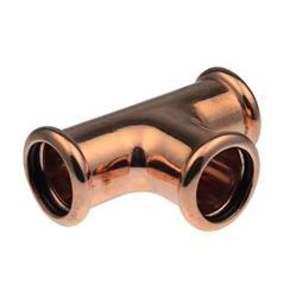 38464 Pegler Xpress S24 equal tee 35mm Copper