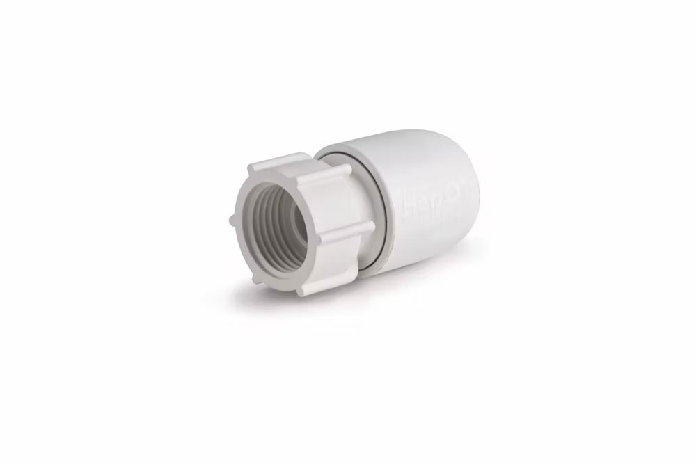 Hep2O Hand-TitanTM tap connector 0.5"x15mm white