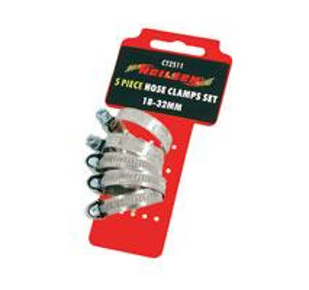 HOSE CLIP SET 18-32MM 5 PIECE SET