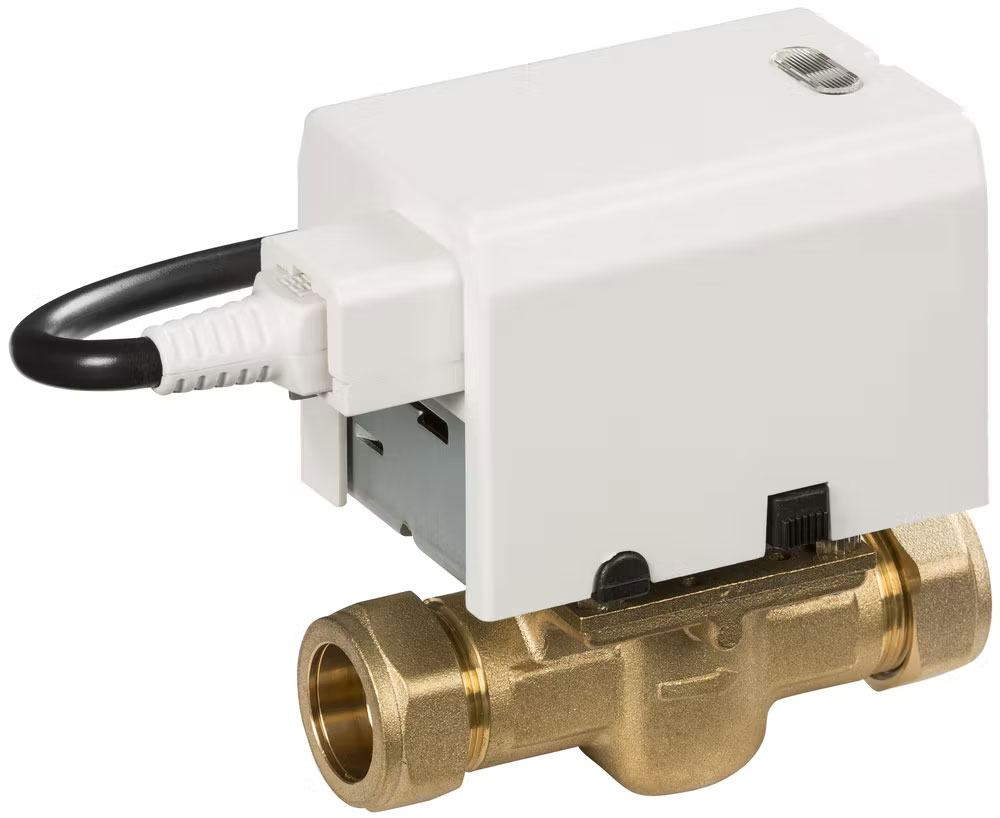 ESI 2 port zone valve with neon light 22mm