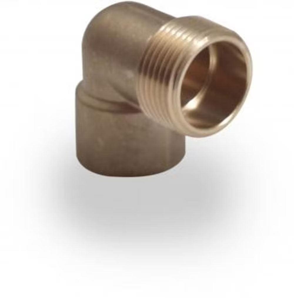 22mm x 3/4" End Feed Male Iron Elbow