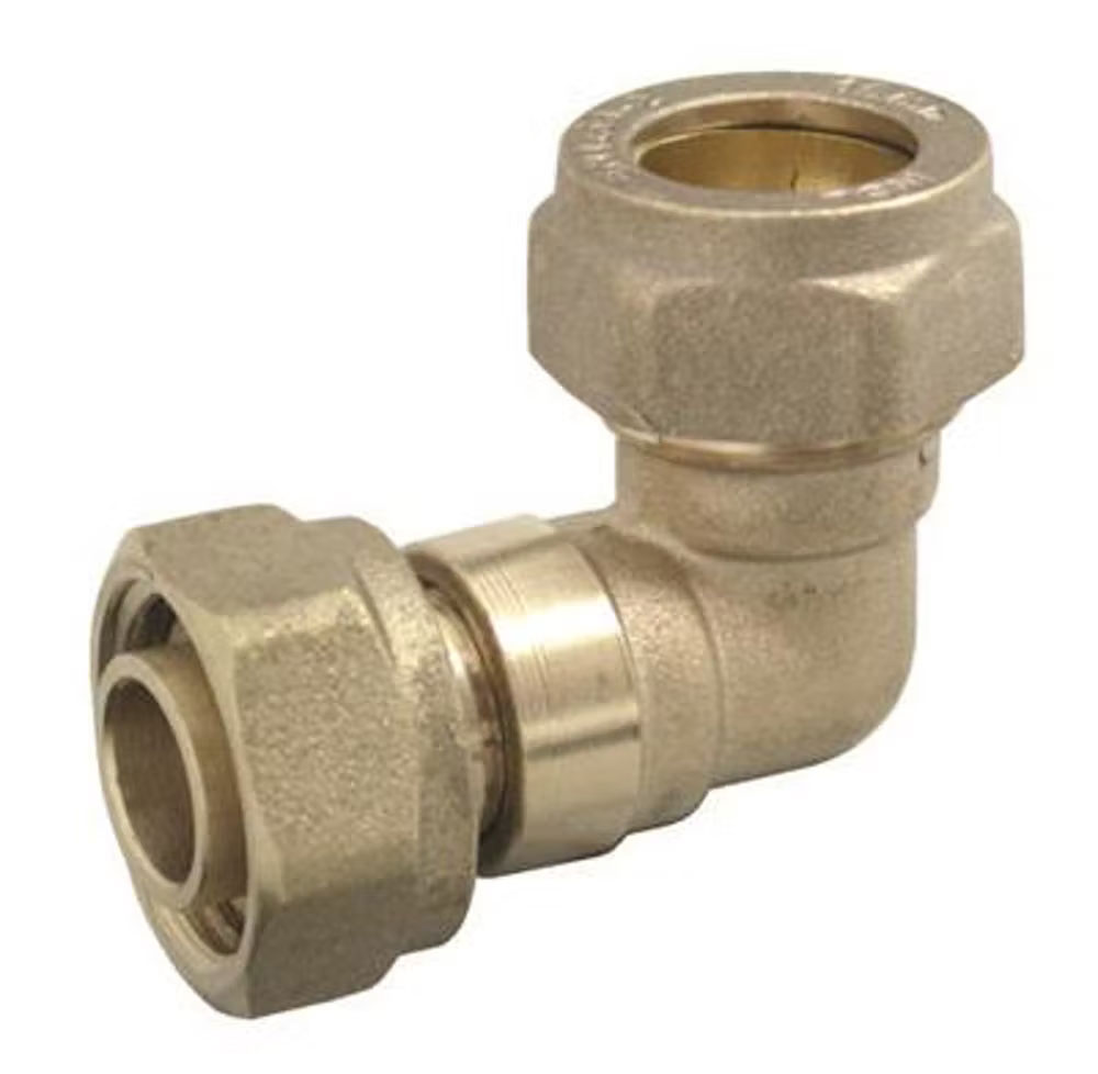 15mm x 1/2" Comp Bent Tap Connector