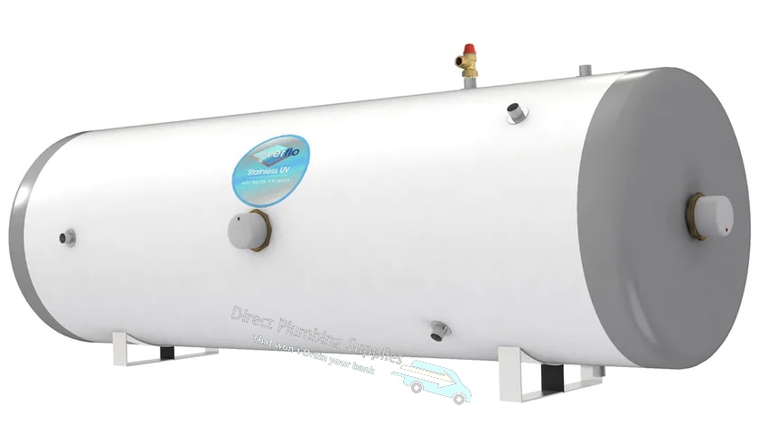 Everflo Unvented Cylinder Indirect 210lt Horizontal (**Collection Only, Not For Delivery**)