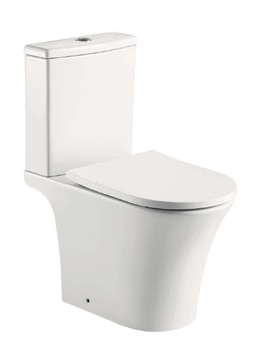 Kameo C/C Rimless WC Pan C/C Cistern with Soft Close Seat