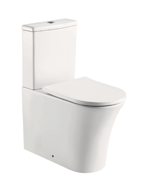 Kameo Close to Wall C/C Rimless WC Pan C/C Cistern with Soft Close Seat