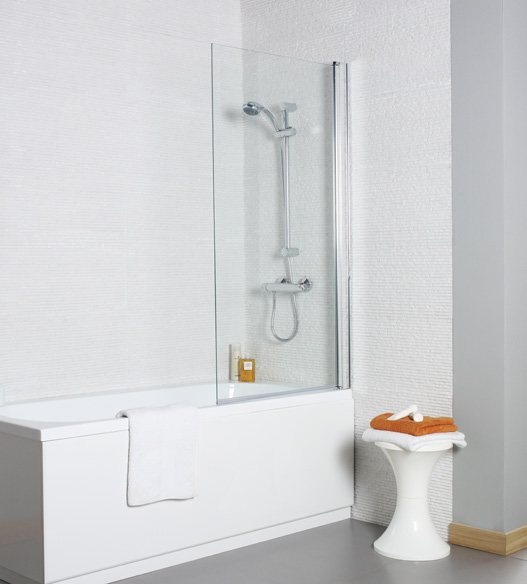 Bath Shower Screens Koncept Straight Screen Square Edge