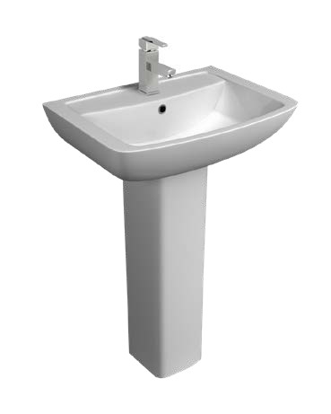 Pure 550mm 1th Basin Pedestal