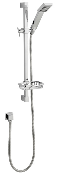 Showering Pure Option 3 Thermostatic Concealed Shower With Slide Rail Kit And Overhead Drencher