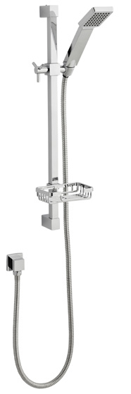 Showering Pure Option 6 Triple Thermostatic Concelead Shower With Slide Rail Kit And  Overhead Drencher