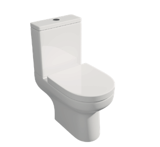 Bijou Close to Wall C/C WC Pan C/C Cistern Premium Soft Close Seat