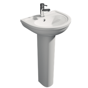 Lifestyle 450mm 1th Basin Pedestal