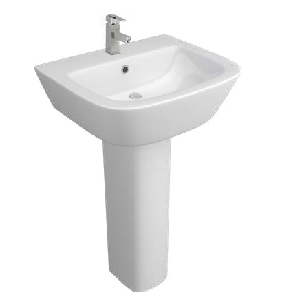 Project Square 530mm 1th Basin Pedestal