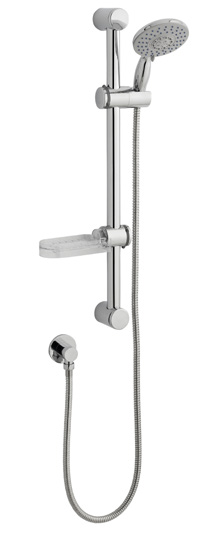 Showering Logik Option 1 Thermostatic Shower With Slide Rail Kit