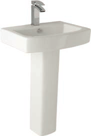 Embrace 550mm 1th Basin Pedestal