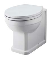 Back to Wall Pans Astley BTW WC Pan Soft Close Seat