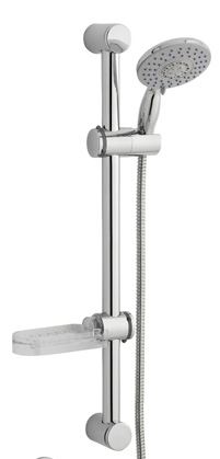 Shower Accessories Deluge Slide Rail Kit With Soap Tray And 6 Mode Multi-Function Handset