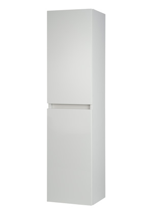 Furniture & Mirrors Kore Wall Mounted Side Unit - White Gloss