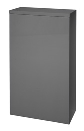 Furniture & Mirrors Purity 505mm Wc Unit - Storm Grey Gloss H 830 X W 505 X D 250