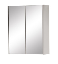 Furniture & Mirrors Arc 500mm Mirror Cabinet - Cashmere H 600 X W 500 X D 160