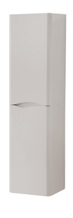 Furniture & Mirrors Arc Wall Mounted Side Unit - Cashmere H 1400 X W 350 X D 330