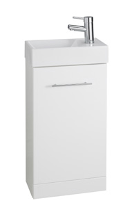 Furniture & Mirrors Encore Cube Cloakroom Unit With Basin 410 X 220mm