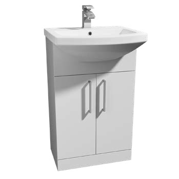 TRIM 550MM CABINET WITH BASIN POT474TR-ENC550VU RWFSQUARE-X2