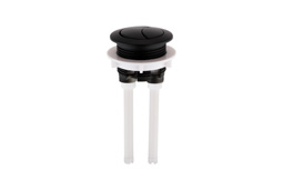 Brassware Nero Round Cistern Push Button Matt Black (Fits 38mm Hole) (Fits All Series 600 Cisterns)