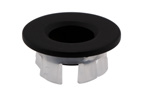 Brassware Fiuto Nero Matt Black Overflow Ring