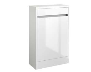 FURNITURE & MIRRORS CITY WC UNIT - WHITE H 830 X W 494 X D 222 FUR701CI