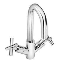 Brassware Times Mono Basin Mixer With Click Waste