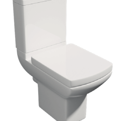 Pure C/C WC Pan C/C Corner Cistern Soft Close Seat