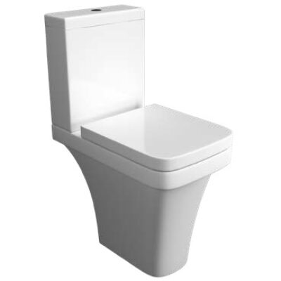 Sicily Comfort Height C/C WC Pan C/C Cistern Soft Close Seat