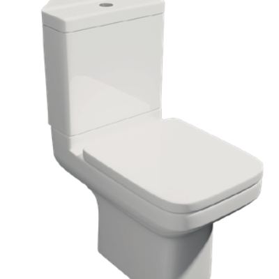 Trim C/C WC Pan C/C Corner Cistern Soft Close Seat
