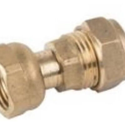 22mm x 3/4″ Comp Straight Tap Connector