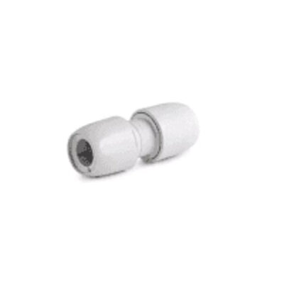Hep2O straight connector 10mm white