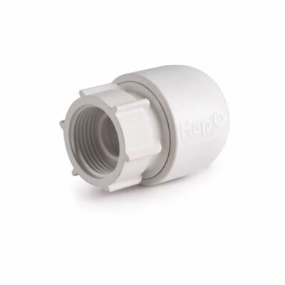 Hep2O Hand-TitanTM tap connector 0.75″x22mm white