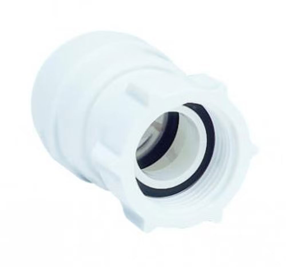 15mm x 3/4″ Speedfit Female Coupler Tap Connector White