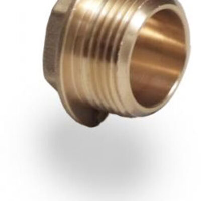 1 1/4″ Brass Flanged Plug