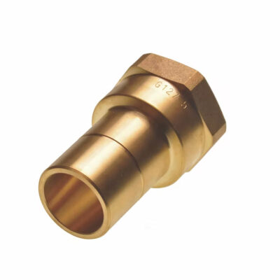 Hep2O female brass spigot adaptor 1″x28mm