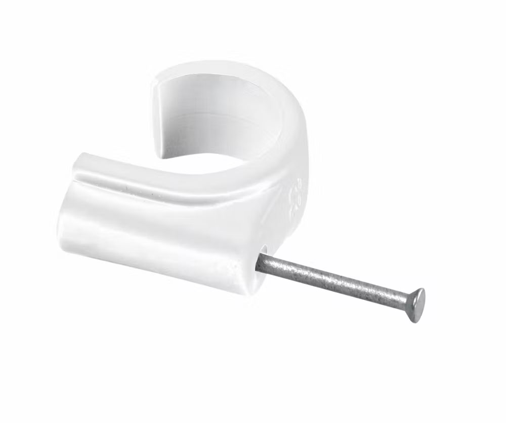 Hep2O pipe clip cable type 10mm white pack of 50
