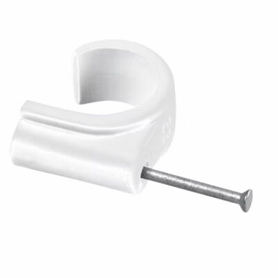 Hep2O pipe clip cable type 28mm white pack of 50