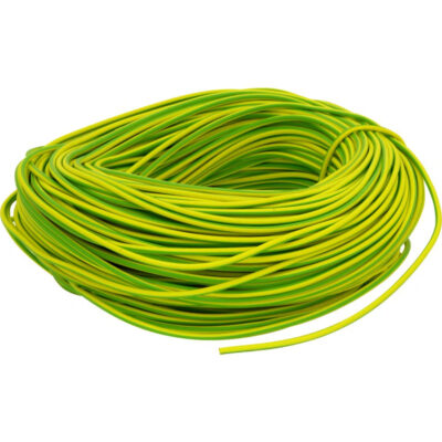Cable Sleeving Green/Yellow 3mm (Per MT)